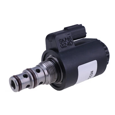 24V Solenoid Valve 38553-61040 KWE6K-22/G24D16B For Kobelco Excavator SK200 - Image 1 of 4