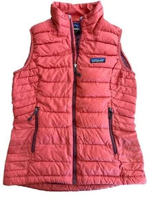 Patagonia Damen Daunen Pullover Weste Gr. XS FA15 Burnt Orange Rot *MÄNGEL* - Bild 1 von 7