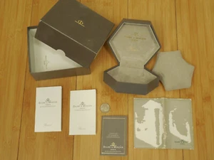 COLLECTIBLE ANTIQUE BAUME MERCIER RIVIERA DISPLAY BOX FROM 90'S WITH PAPER - Picture 1 of 5