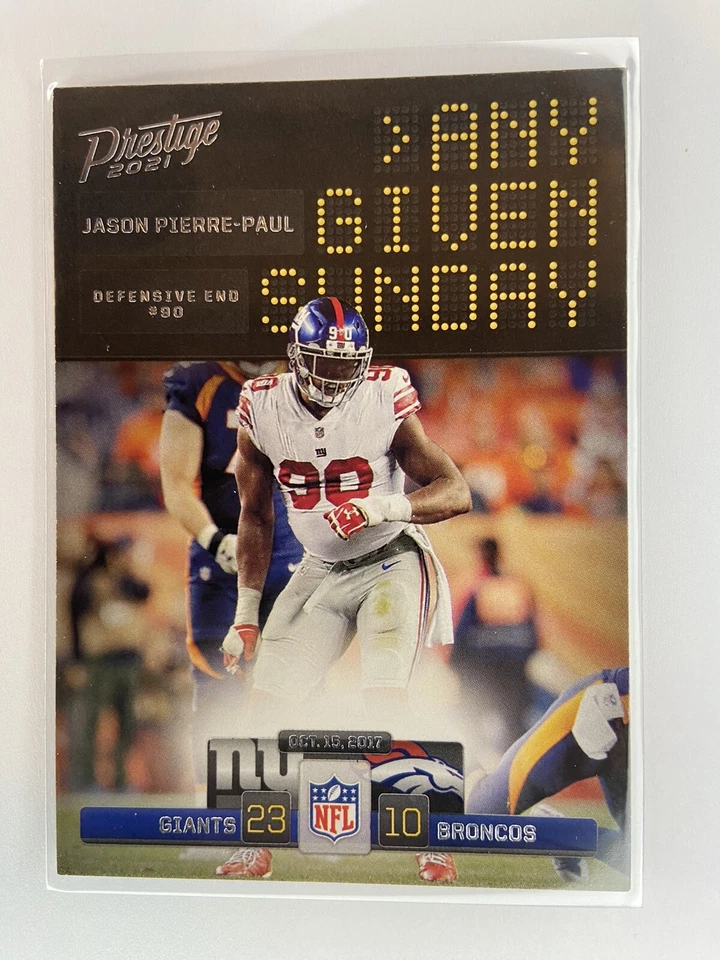 2021 Panini Prestige Any Given Sunday #AGS-JP Jason Pierre-Paul + Free Shipping - Image 1 of 1