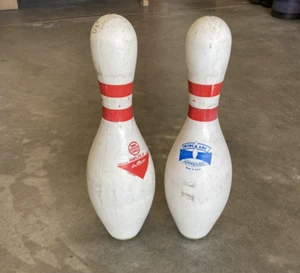 VTG AMFLITE II AMF BOWLING PIN WIBC ABC Approved Wood Plastic Coated Man Cave - Picture 1 of 13