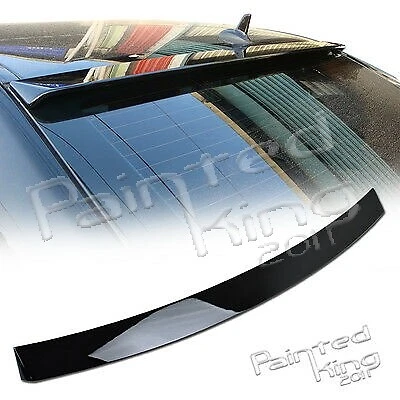 2010-2016 Painted Fits Mercedes BENZ 4DR W212 E-class Rear Roof Spoiler Black - Image 1 of 4