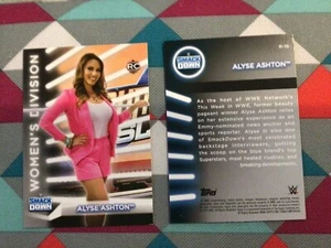 Alyse Ashton #R-16 Smack Down RC -  2021 Topps WWE Women’s Division Roster - Picture 1 of 1