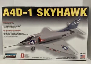 Lindberg A4D-1 Skyhawk 1/48 Scale Plastic Airplane Model Kit New Sealed - Picture 1 of 2