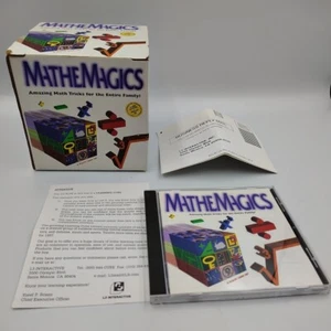 Vintage MatheMagics Interactive CD-ROM Learning Cube - Math Fun for Family! - Picture 1 of 16