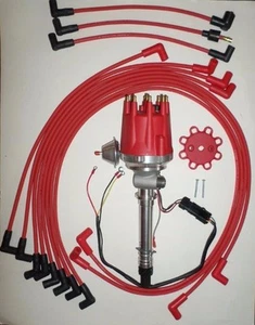 Cables de velocímetro CHEVY CORVETTE de pequeña tapa pequeña distribuidor y bujía debajo - Imagen 1 de 9