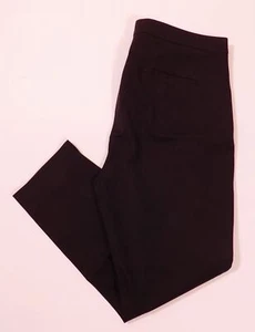 J CREW Para Mujer Azul Medianoche Algodón Elastizado Martie Cremallera Lateral Frente Plano Delgado C... - Imagen 1 de 6