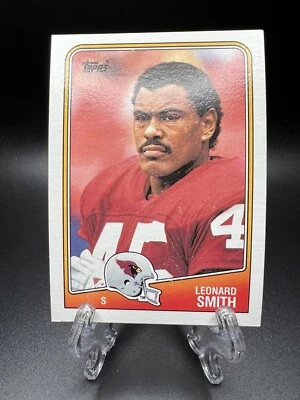 1988 Topps Football - Leonard Smith #257 Cardinals - Image 1 of 2