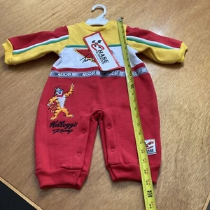 Vintage Terry Labonte Child’s Outfit Never Worn Size 12 Months Chase Tag Kellogg - Picture 1 of 11
