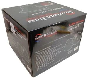 Subwoofer de audio para automóvil American Bass ELITE E-1244 12 pulgadas 2400 W 4 ohmios 12 pulgadas 12" - Imagen 1 de 3