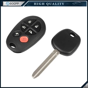 For Toyota Sienna 2010-2017 GQ43VT20T Remote Car Fob + Key - Picture 1 of 5