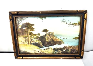 Antico paesaggio marino di William Steward? tipo acquerello paesaggio 11,5" x7,5" - Foto 1 di 9