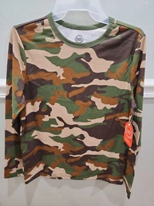 BOYS LONG SLEEVE CAMO PULLOVER T-SHIRT TOUGH TEE SIZE XL 14 - 16 NEW WITH TAG - Picture 1 of 6