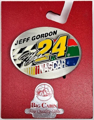Jeff Gordon 24 NASCAR Edición Limitada Hebilla de Cinturón de Peltre Cabina Grande 4113 de 25000 Foto 1 de 3