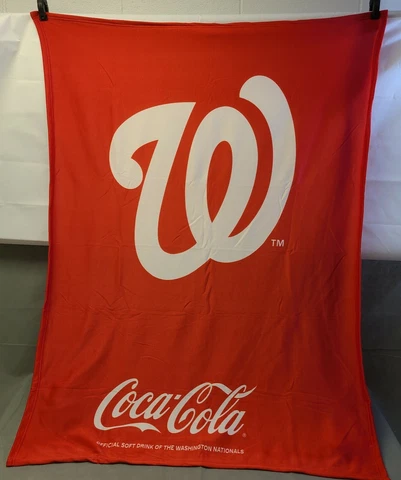 Washington Nationals Blanket - Coca-Cola - New in package - SGA 9/19/21 Cover