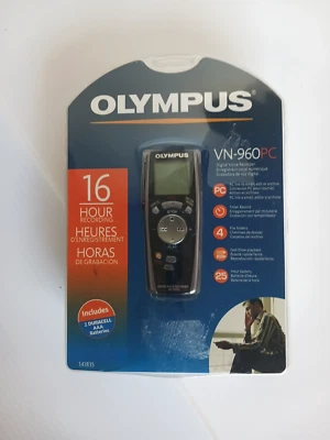 Olympus VN-960PC Handheld (16 Hour) Digital Voice Recorder 141835 - Image 1 of 4