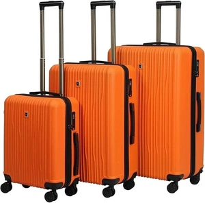 NEVERA® Lightweight 4 Dual Spinner Wheels ABS Hard Shell Luggage Suitcase ABS-25 - Picture 1 of 49