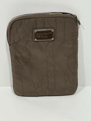 MARC BY MARC JACOBS iPad Case Brown 8” X 10.5” Quilted Nylon In Excellent - Image 1 of 4