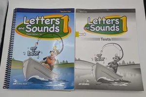 lot Abeka Letters And Sounds 1 Teacher Key AND student tests (1st grade 5th ed) - Picture 1 of 2