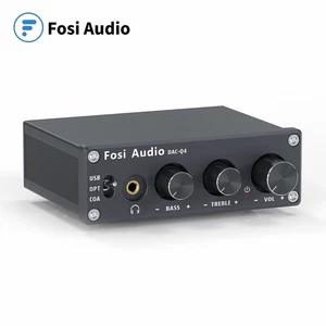 Fosi Audio Q4 Kopfhörerverstärker Mini Stereo DAC 24-Bit 192 KHz USB für Lautsprecher - Bild 1 von 11