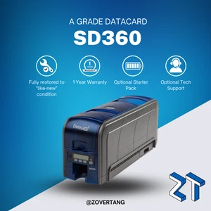 Datacard SD360 Dual-Sided ID Card Printer - with Laptop/Starter Pack - Afbeelding 1 van 1