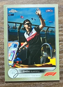 Rookie RC Zhou Guanyu #66 Sauber - 2022 Topps Chrome Formula 1 F1 - CLEAN NM - Picture 1 of 2