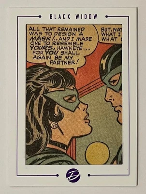 MARVEL COMIC CUT - 2014 - DANGEROUS DIVAS S2 - BW2 - 5/74 - BLACK WIDOW - TOS 64 - Image 1 of 4