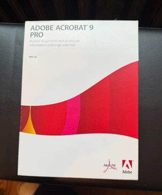 Adobe Acrobat 9 Pro Professional für Mac mit Seriennummer - Bild 1 von 4