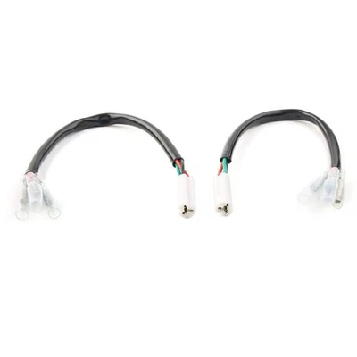 Arnés divisor de señal de giro delantero de 3 hilos adaptador Y Fit Yamaha R1 R3 R6 FZ07 FZ1 Foto 1 de 4