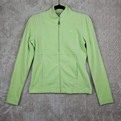 Chaqueta polar vintage Lilly Pulitzer XS 90s Preppy exterior verde atletismo  Foto 1 de 4
