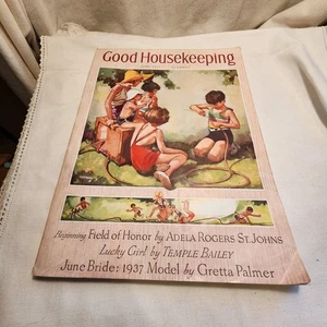 Vintage Good Housekeeping Magazine June 1937 June Brides And More  - Foto 1 di 11