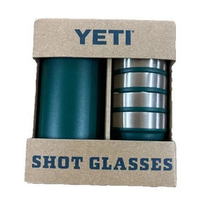 Yeti Schnapsgläser & Etui Schwarzwaldgrün - Brandneu im Karton Kostenloser Versand - Bild 1 von 6