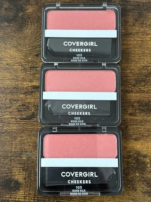 CoverGirl Cheekers Blush- 105 Rose Silk- 0.12 Oz./3g - 3 Pack - Image 1 of 3