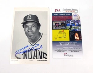 Bobby Bonds Signed 3 x 5 B & W Photo Pose #1 Indians JSA Auto DA042029 - Picture 1 of 3