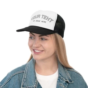 Gorras Trucker Personalizadas ~ Barfool ~ Tu Imagen, Diseño o Texto. Malla Snap Back - Imagen 1 de 29