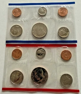 1990 Mint Set 10 Coins - Picture 1 of 5