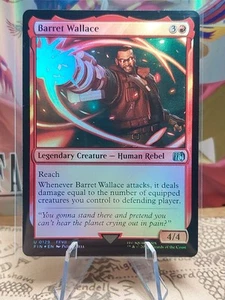 Barret Wallace (Uncommon Foil) #129 Final Fantasy MTG Near Mint - Picture 1 of 1