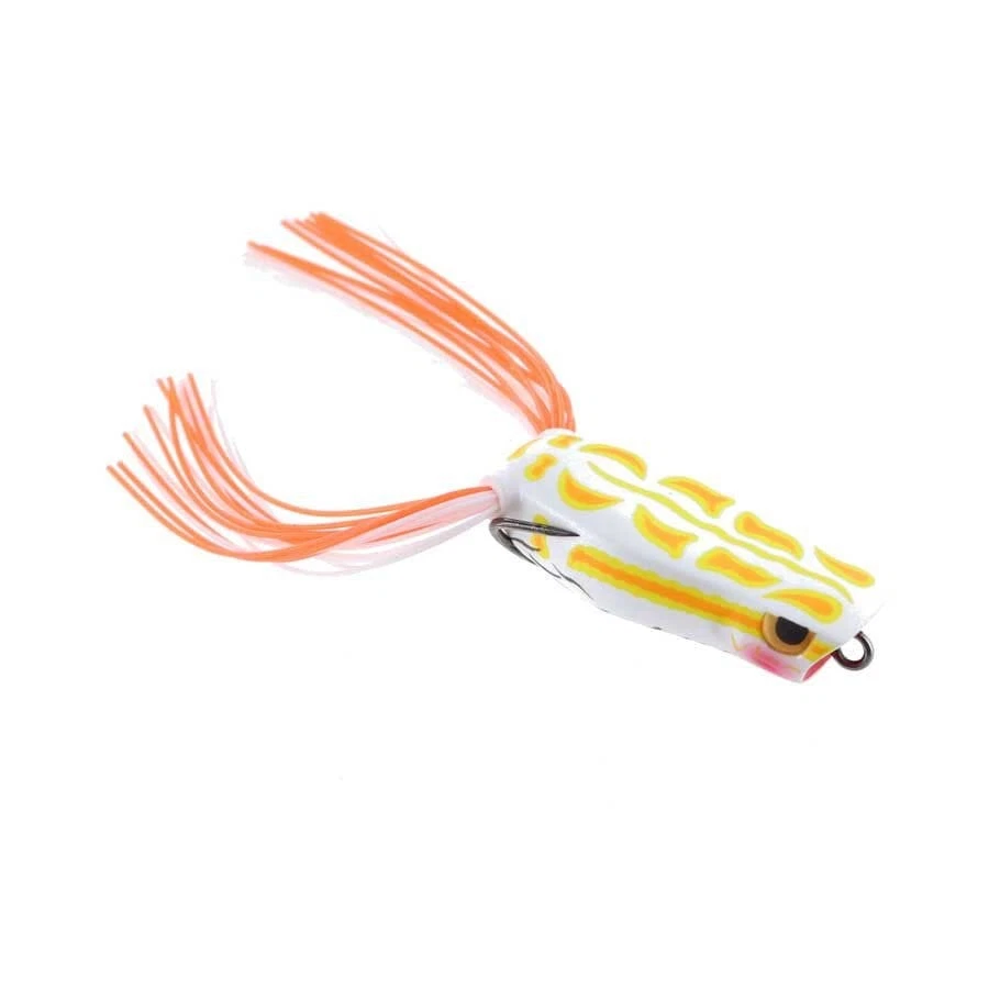 SPRO SBEPP50TRPW Tropical White Bronzeye Baby FW Soft Plastic Fishing Lure