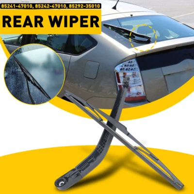 For TOYOTA Prius Rear Wiper Arm & Blade 2004 2005 2006 2007 2008 2009 8524147010 - Image 1 of 4