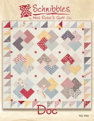 Quilt Pattern DOC Moda MISS ROSIE'S SCHNIBBLES Charm Pack Friendly - Image 1 of 3