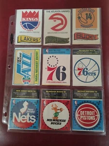Lot of 14 NBA Vintage Team Logo Stickers Incl. Kansas City Kings  - Picture 1 of 4