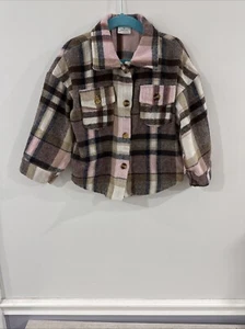 Exclusive Decorations Girls Plaid Jacket size 5 - Picture 1 of 4
