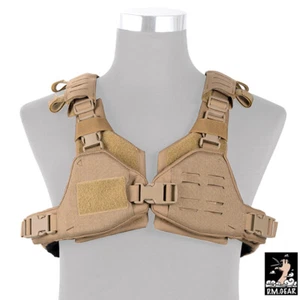 DMgear Tactical Vest MOLLE Chest Rig Women Laser Cut Lightweigh Body Protect - Picture 1 of 14