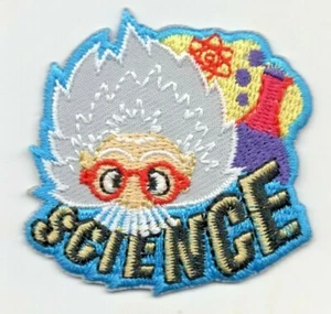 WISSENSCHAFT Bügelbild Patch Schule Lernen Forschung - Bild 1 von 1