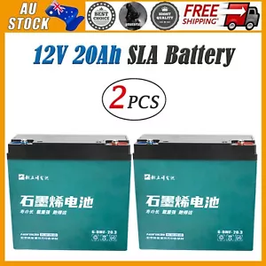 2PCS 12V 20Ah Sealed Lead Acid Battery For Wheelchair ATV Quad Electric Scooter - Foto 1 di 12