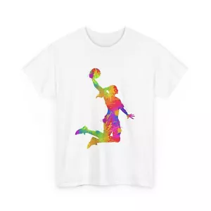 Basketball Player T-shirt, Basketball Girl Sports Lovers Women T-shirt - Picture 1 of 8