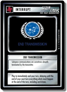 End Transmission - Q-Continuum - Star Trek CCG 1E - Picture 1 of 1