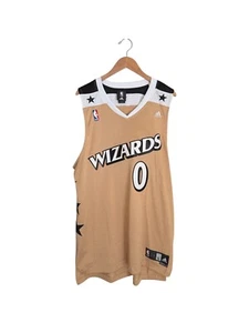 Neu Herren Adidas Swingman Gilbert Arenas Wizards Gold Alt Heim Trikot Gr. XL - Bild 1 von 5