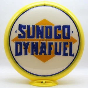 SUNOCO DYNAFUEL 13.5" Gas Pump Globe - Picture 1 of 4