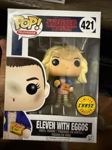 Funko Pop! Vinilo: Stranger Things - Eleven con huevos (Chase) #421 - Imagen 1 de 5